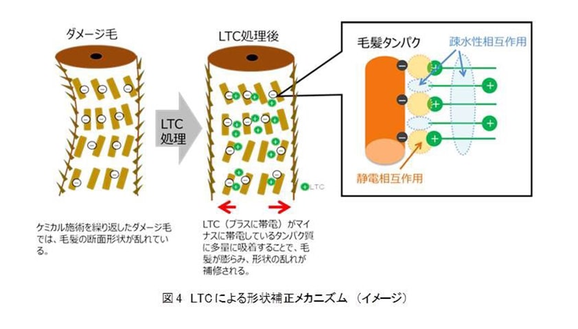 髪を膨らませる
